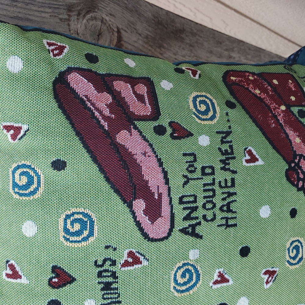 ✨ Fun Shoe‑Lover Throw PillowWhimsical Quote • Great Gift Idea - Picture 5 of 7